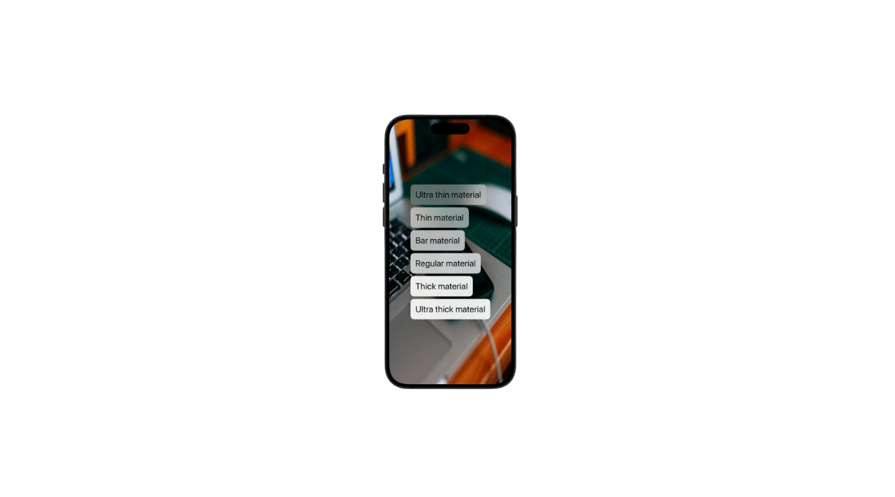 Image de présentation d’un écran iOS illustrant les shapes en SwiftUI, plusieurs forme de différentes couleurs sont présentes