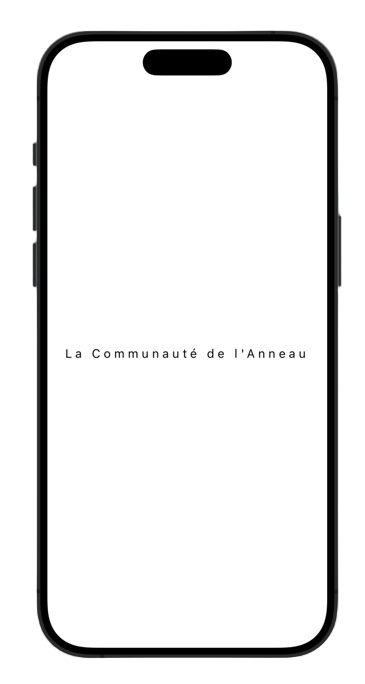capture d'écran dun iPhone qui représente une étoile orange sur un fond noir