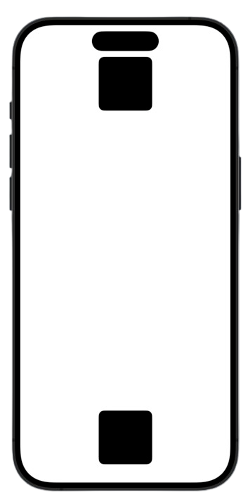Capture d’écran d’une app iOS montrant le placement de composants dans une VStack avec un spacer