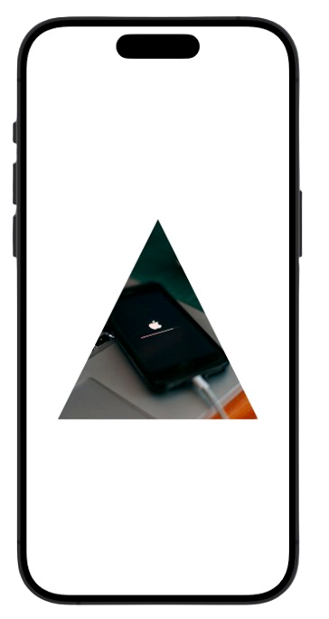 capture d'écran dun iPhone qui représente une capsule orange en Swift UI