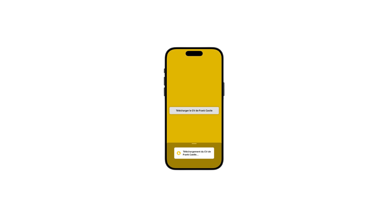 Image de présentation d’un écran iOS illustrant les shapes en SwiftUI, plusieurs forme de différentes couleurs sont présentes