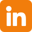 logo linkedin colorer en orange