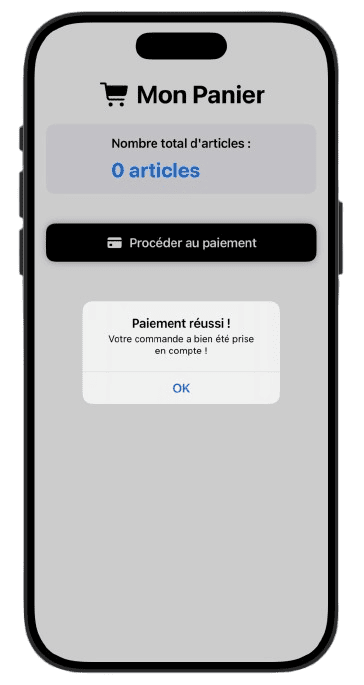 Capture d'écran de l'exercice, il represente une ligne avec le titre swift et sont langage, et une autre ligne avec la version de swift et sont année de sortie